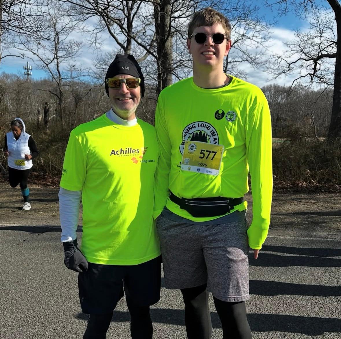Chris and Guide before the race